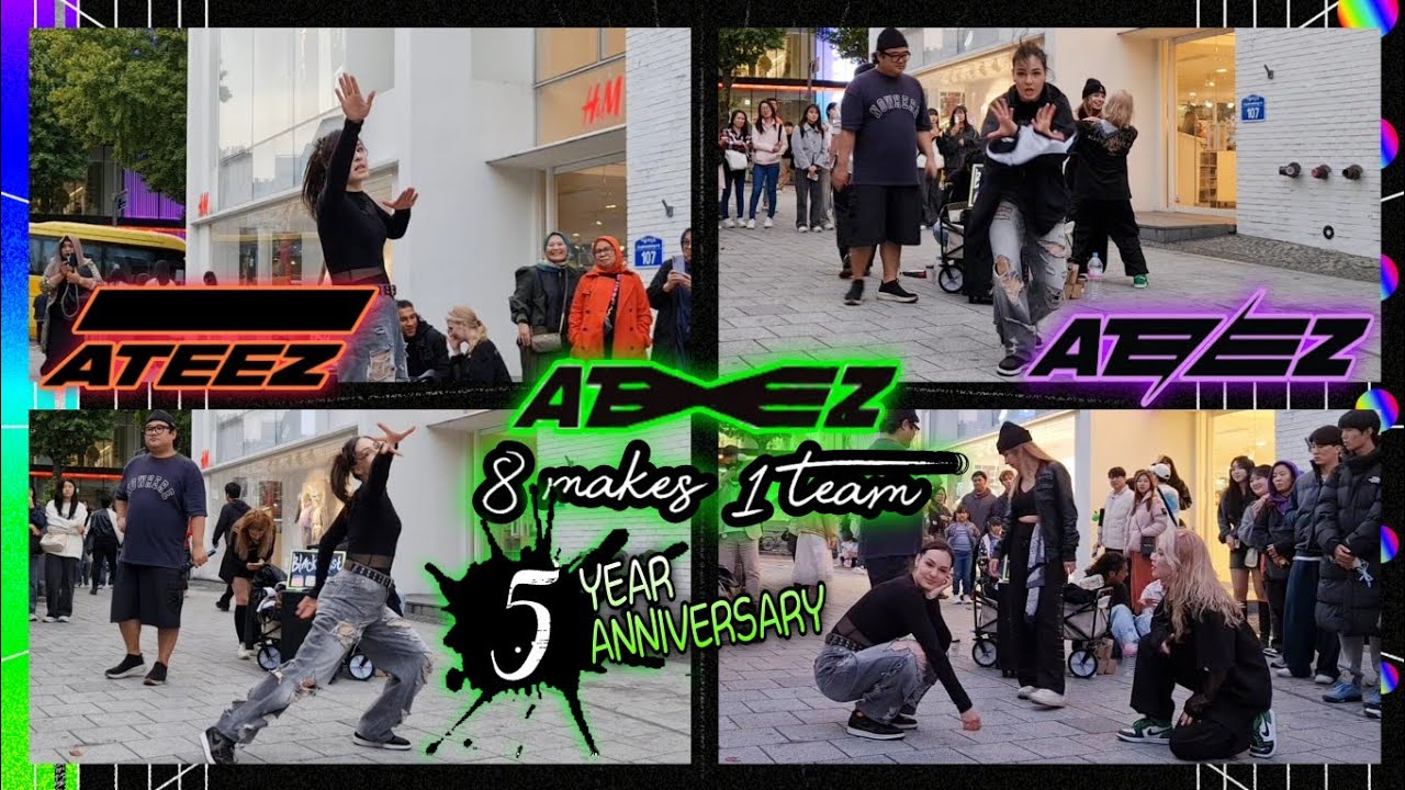 #ateez  (#에이티즈 ) - THANXX / DEJA VU / BAD / BOUNCY dance cover by Alina Min #5_years_with_ateez