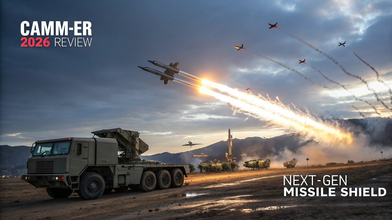 2026 CAMM-ER Air Defense System Review | Next-Gen Missile Shield vs Modern Threats #CAMMER