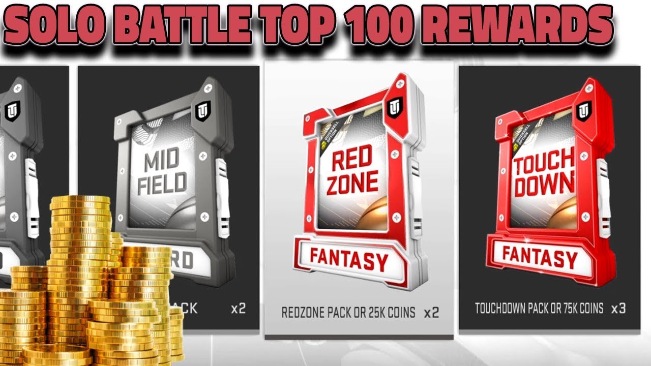TOP 100 SOLO BATTLE REWARDS | MADDEN 19 ULTIMATE TEAM