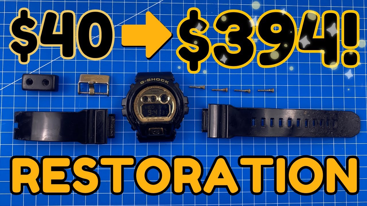 ✨⌚ RARE G-Shock RESTORATION! (2013) 🧹 GD-X6900FB