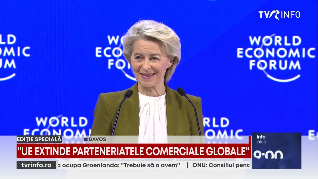 Ursula von der Leyen, la Forumul Economic Mondial de la Davos:Europa trebuie să se schimbe permanent