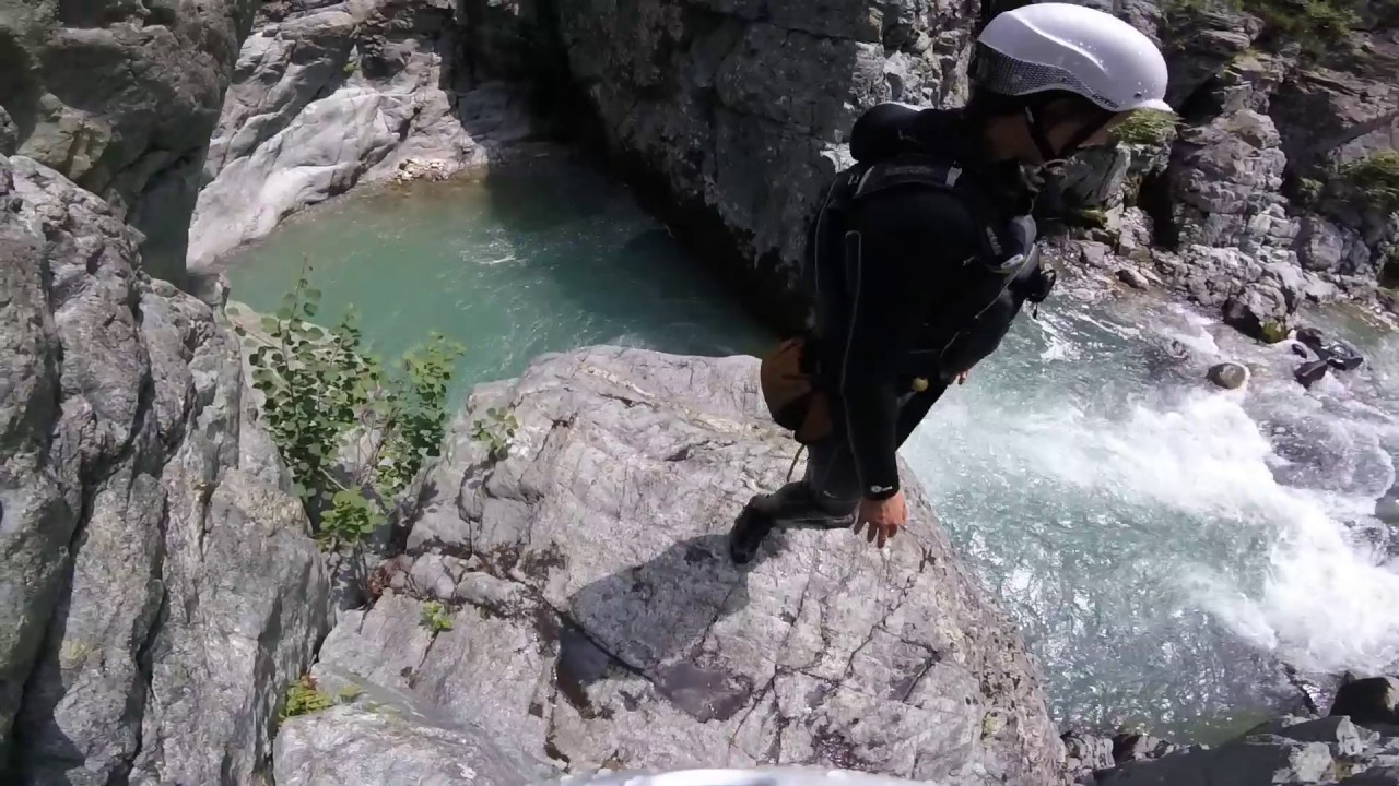 Canyoning Monrosa val di Sesia 2017