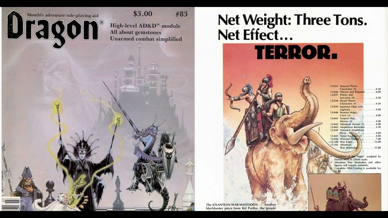 Dragon Issue 83 a brief overview