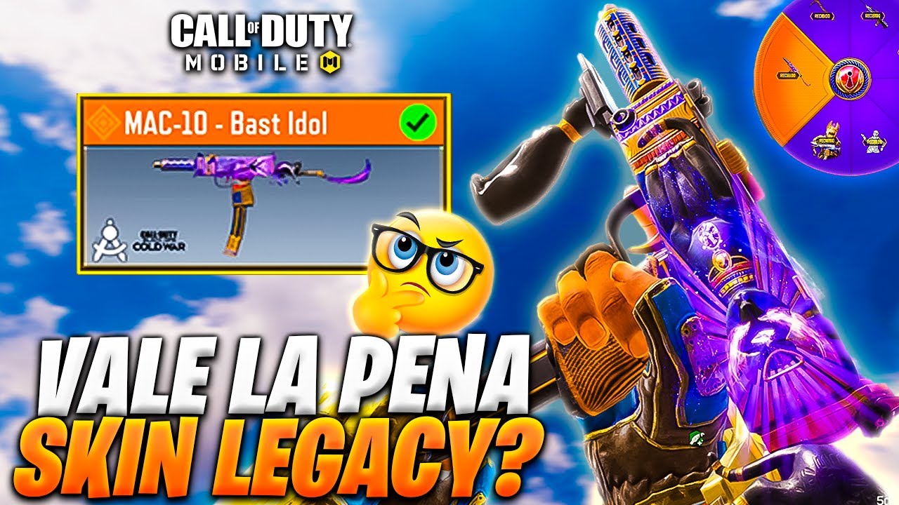 ¿VALE la PENA la NUEVA RAREZA de SKINS? NUEKECITA y GAMEPLAY con MAC 10 BAST IDOL LEGACY COD MOBILE