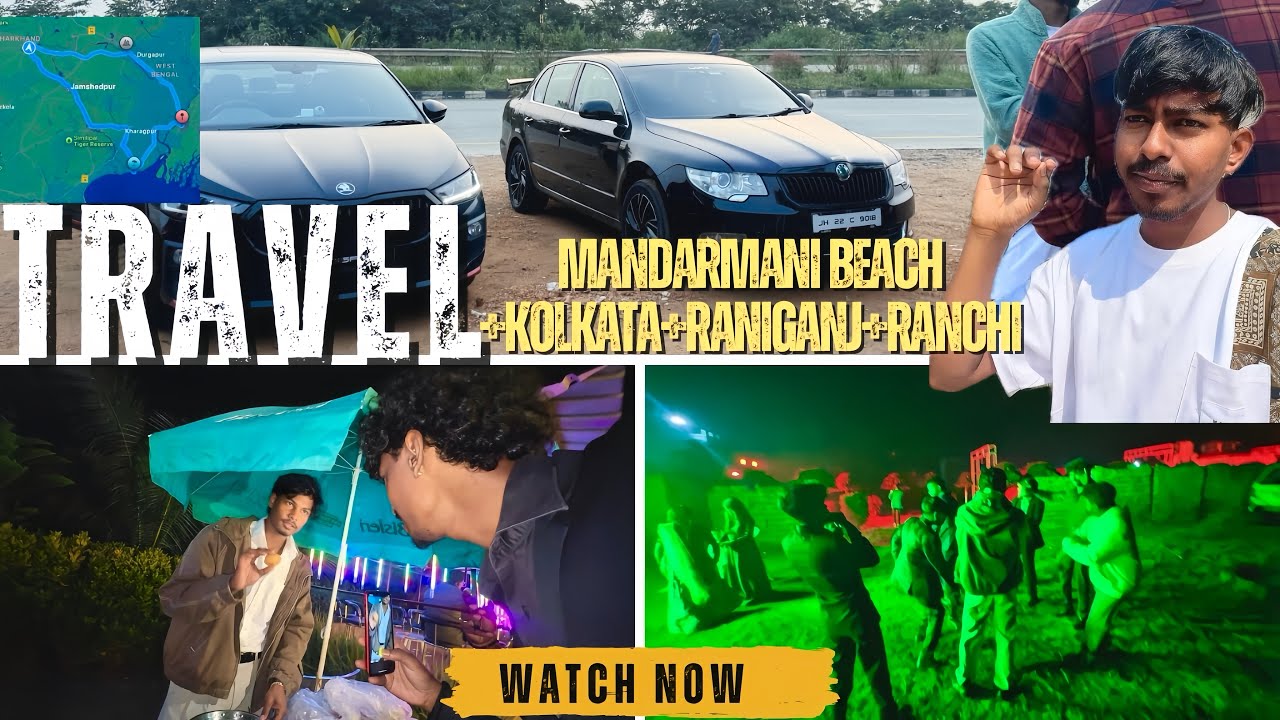 Finally! 400 KM Mandarmani → Kolkata → Raniganj → Ranchi Ride Completed 😍🔥