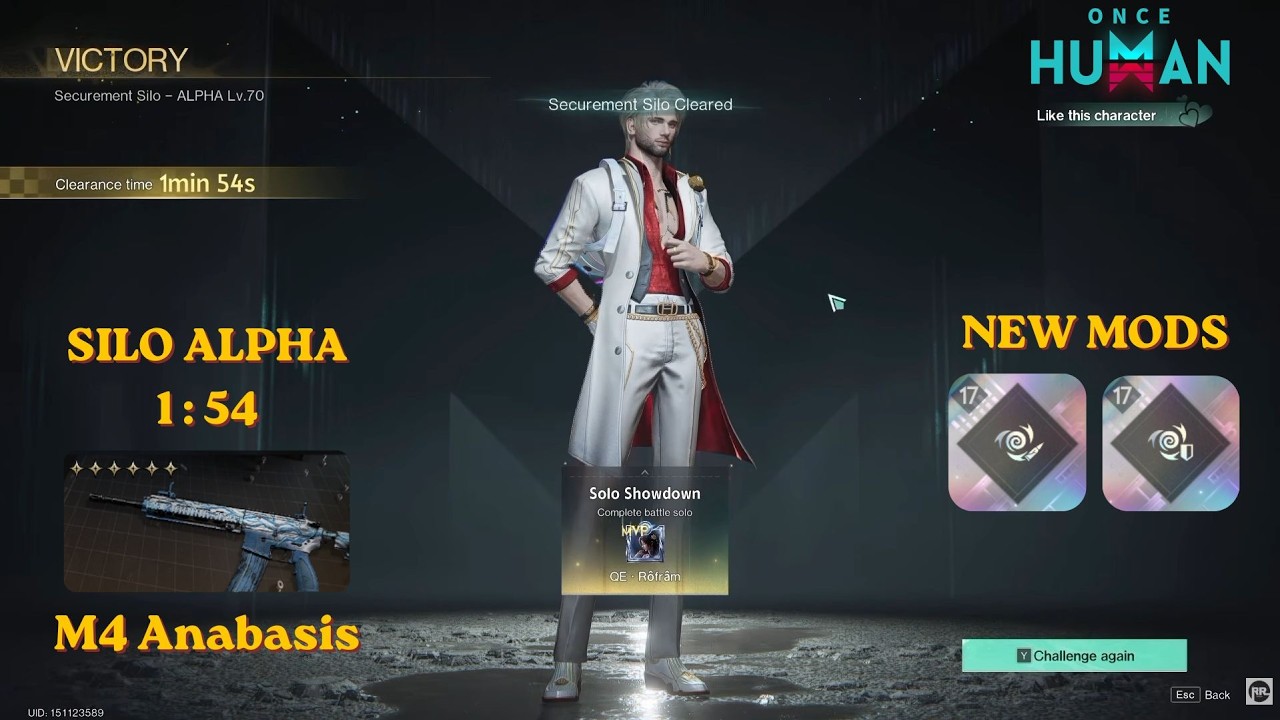 M4 Anabasis Build NEW MODS Silo Alpha 1:54 - Once Human