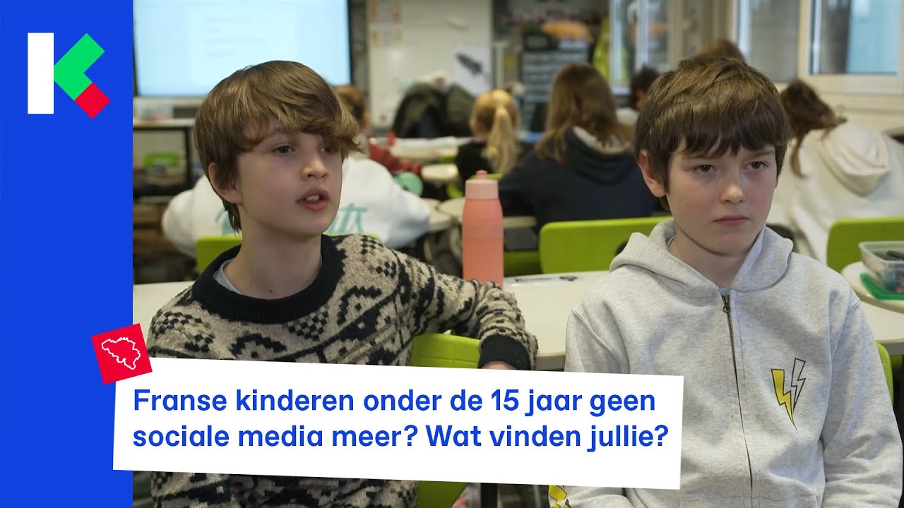 Franse kinderen onder de 15 jaar geen sociale media meer? Wat vinden jullie?