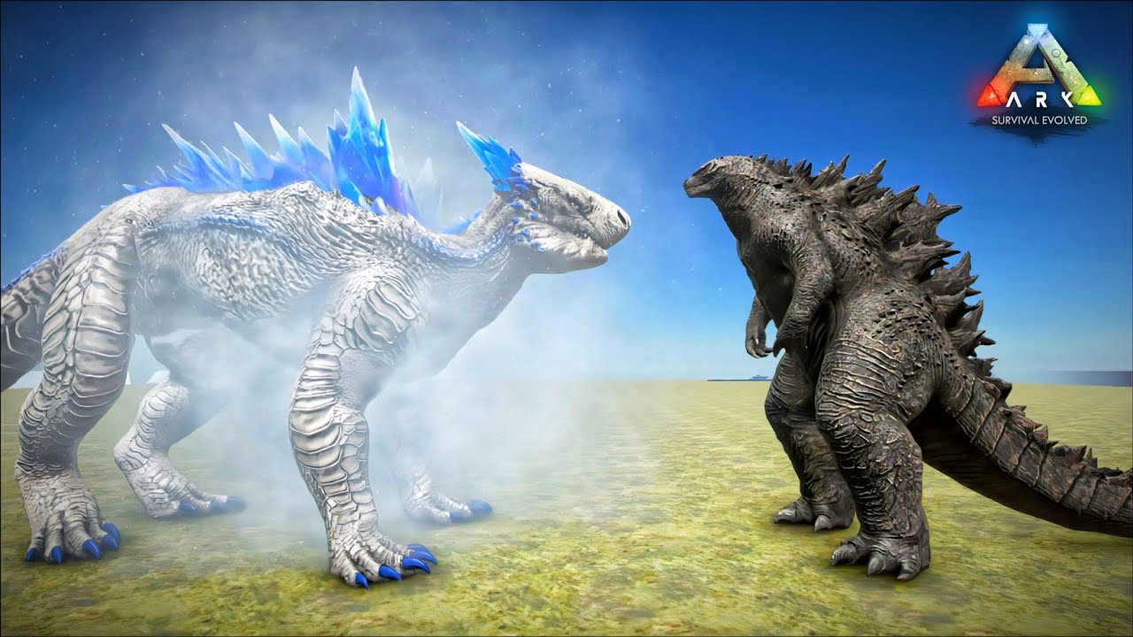 Titanus Shimo vs Ark Titanus Godzilla's | Ark: Survival Evolved