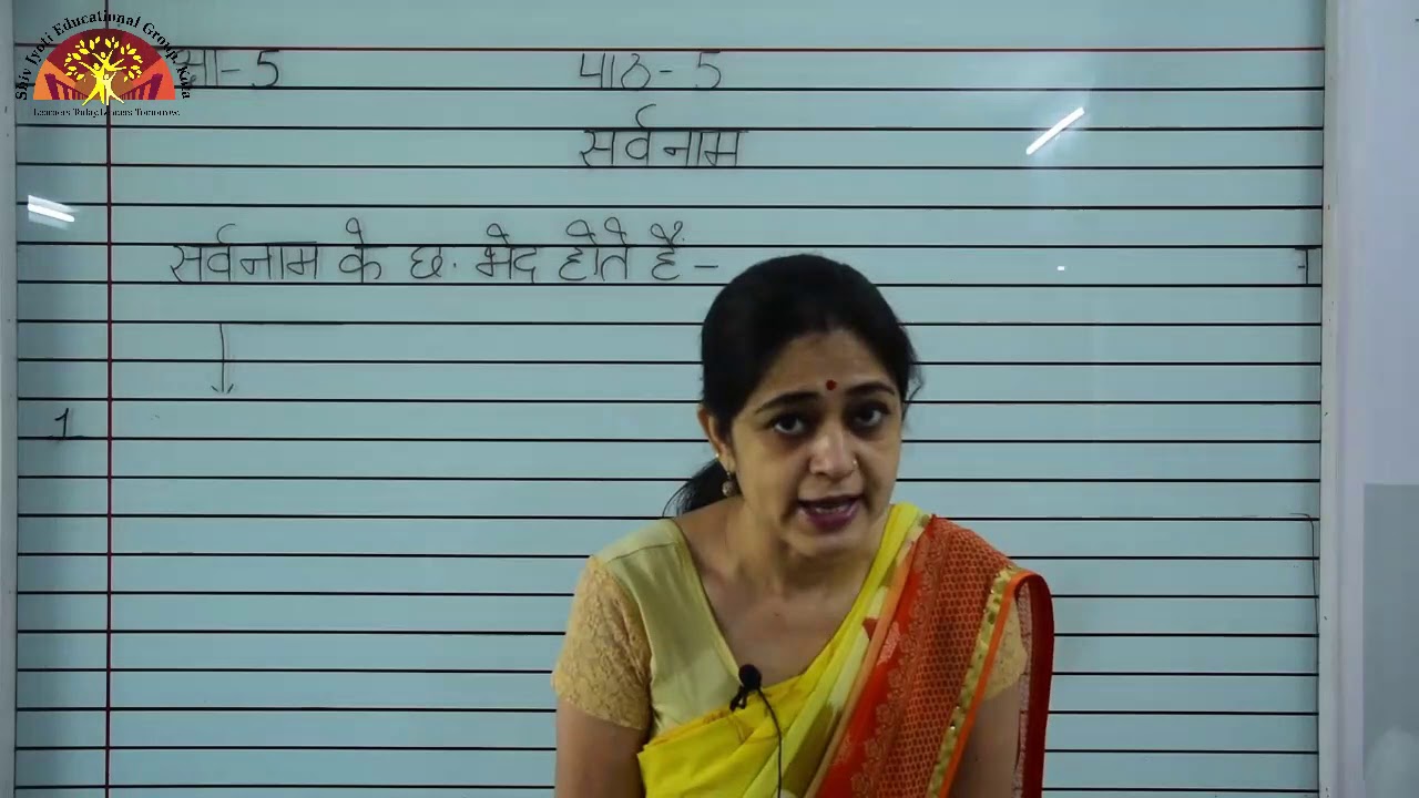Class 5 Hindi Grammar Ch 5 {Sarvnam}