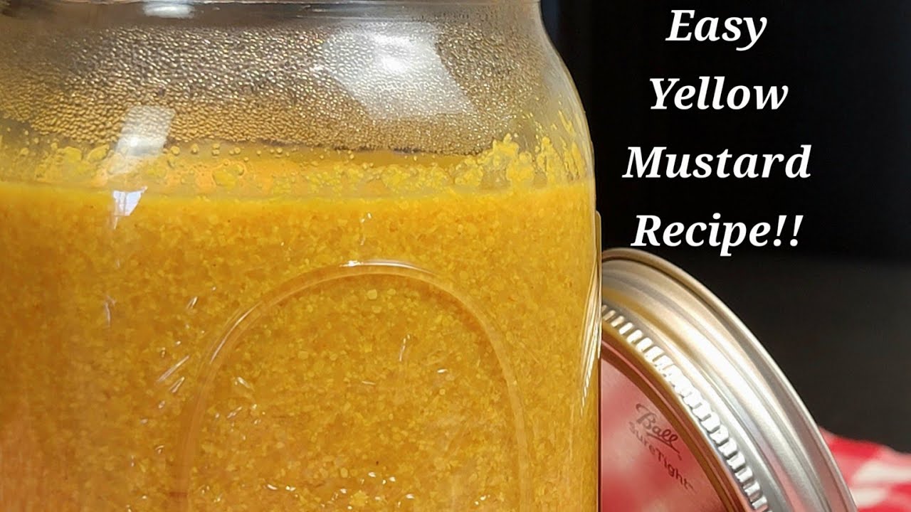 How to make Homemade Yellow Mustard