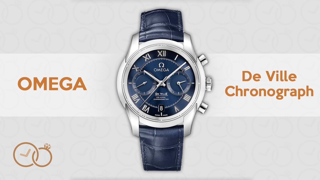 OMEGA De Ville Co Axial Chronograph Blue