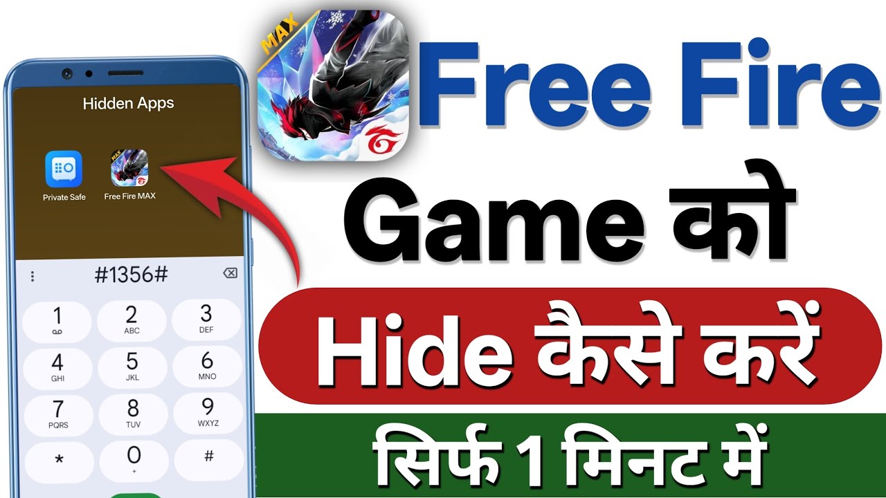 How To Hide Free Fire In Dialer | Free Fire dialer mein kaise chhupaye | Free Fire ko kaise chhupaye