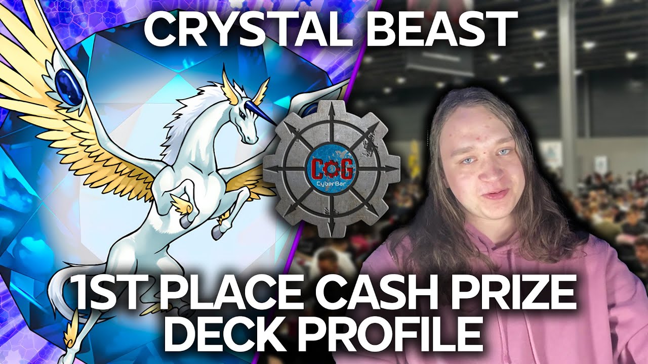 Yu-Gi-Oh! Cash Tournament Deck Profile 1st Place - Crystal Beast - Ryley Grigo