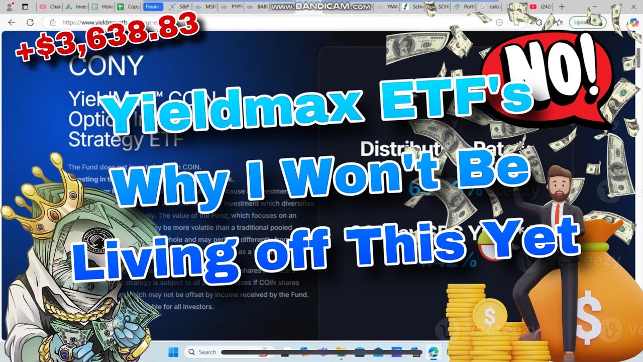 WHY I Cannot RETIRE Off YIELDMAX ETF'S Until I THIS Happens!