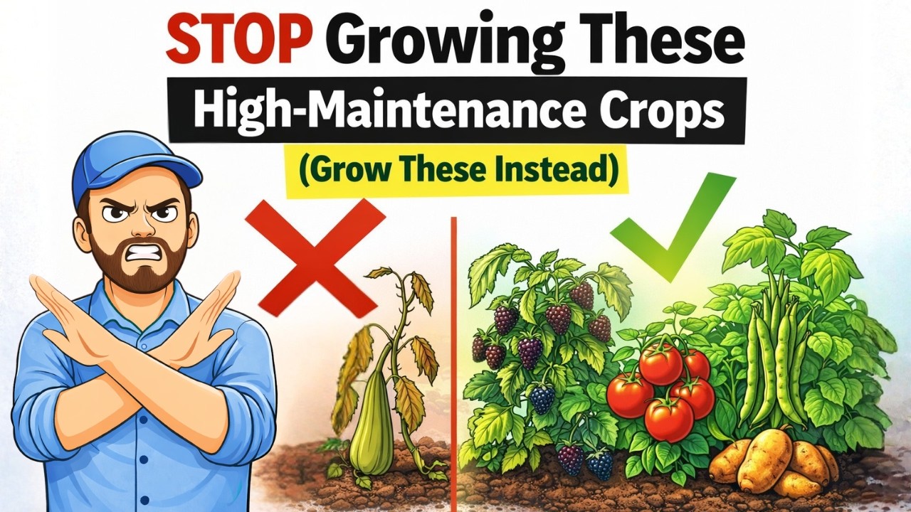 STOP Growing These High-Maintenance Crops (Grow These Instead)