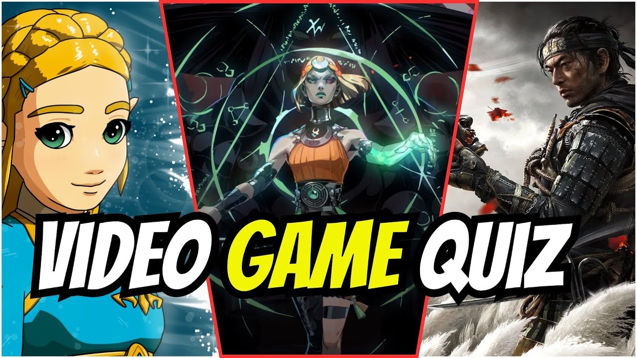 GUESS THE VIDEO GAME - QUIZ FOR GAMERS! - covers, in-game images, characters
