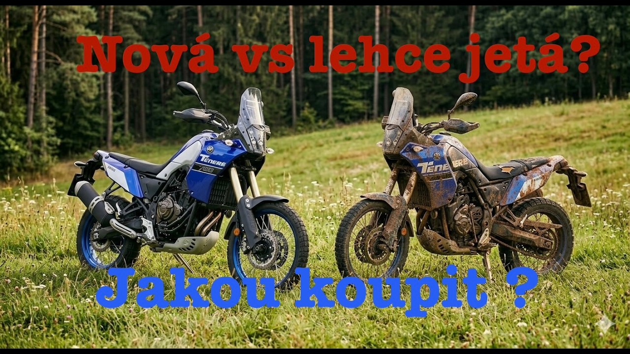 je lepší koupit novou motorku než lehce jetou? Aneb ne každá sleva se vyplatí 🙈