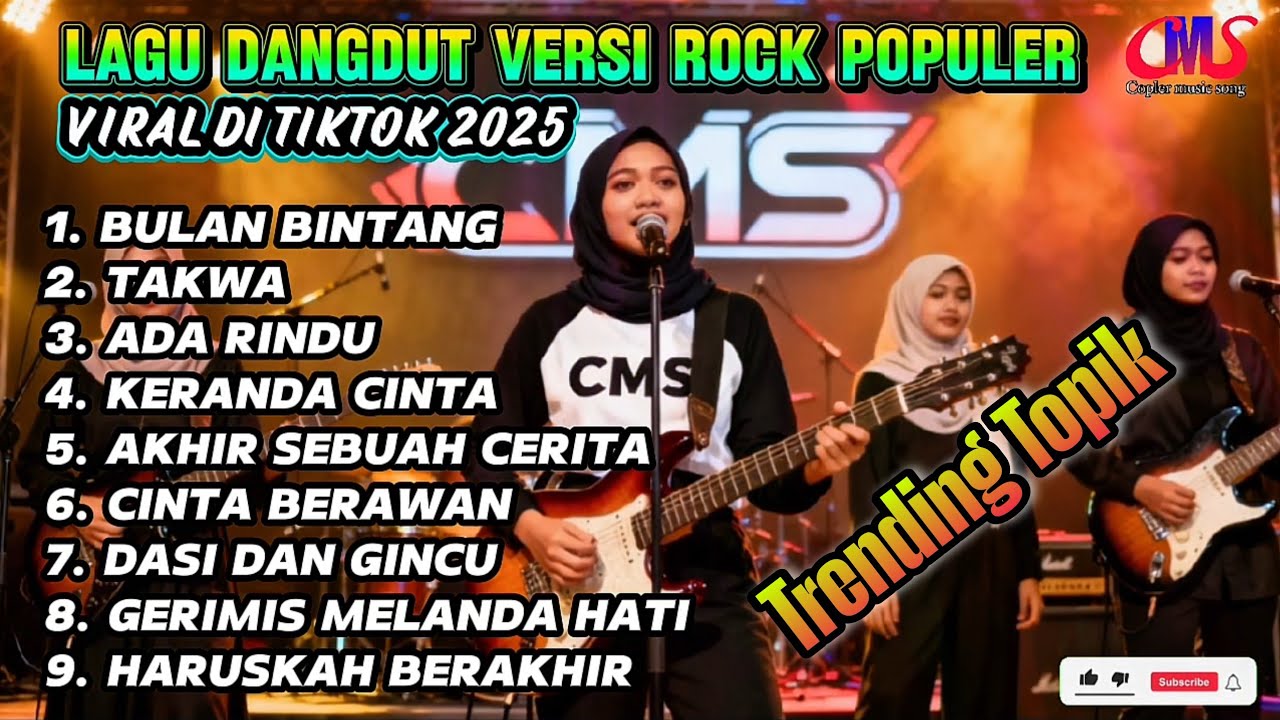 VIRAL √ LAGU TERPOPULER VERSI ROCK DANGDUT || TRENDING TIKTOK 2025 | COVER ROCKDUT