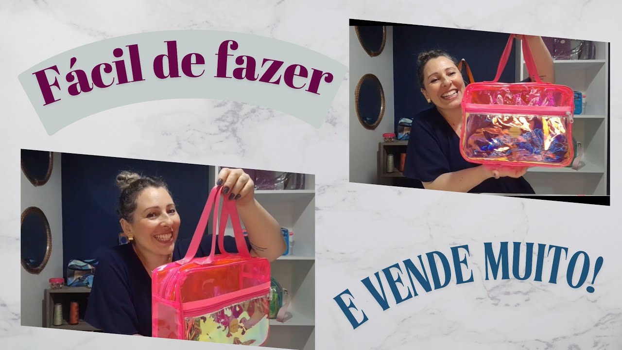 Maleta Plástico Cristal,  FÁCIL de fazer.