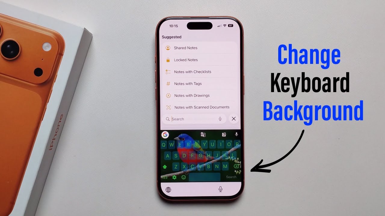 How to Change your Keyboard Background on iPhone 17 Pro / Pro Max - Full Guide