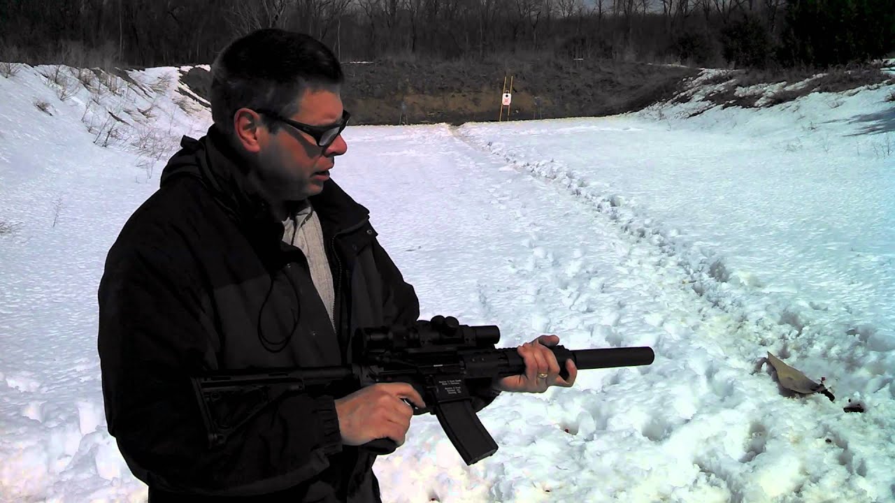 Suppressed 300 Blackout with Detroit Ammo.