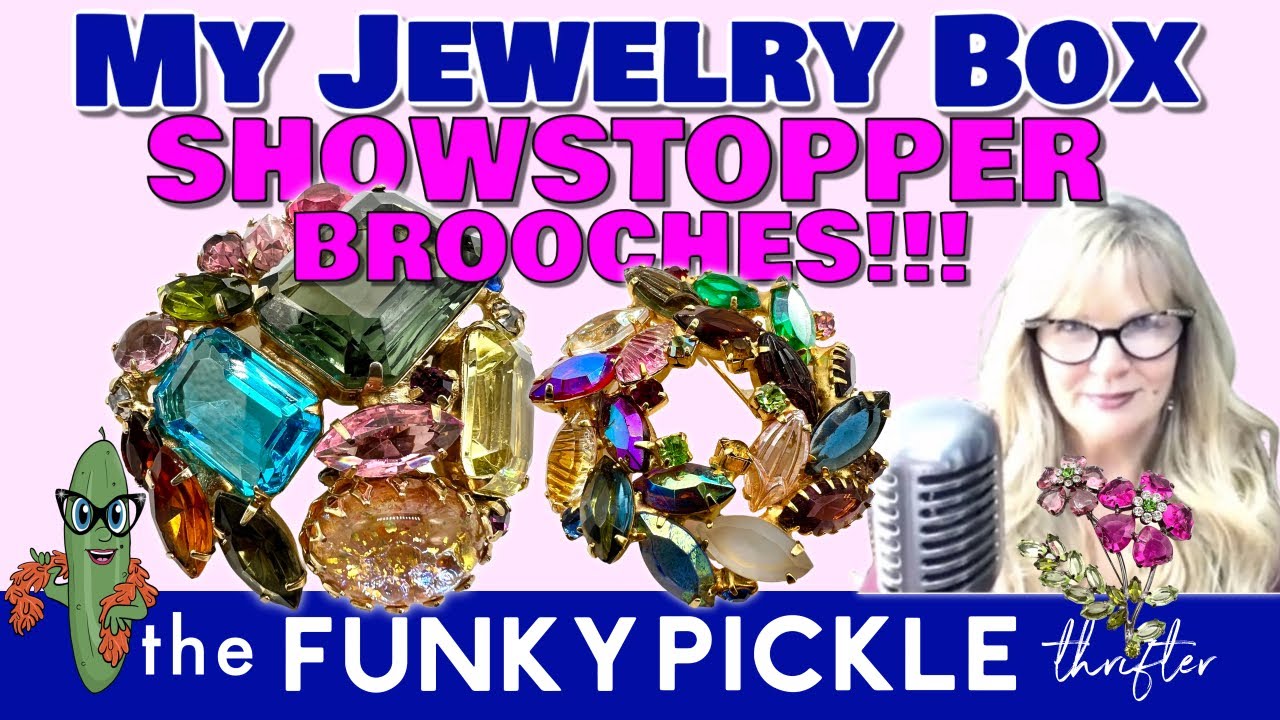 Part #5 SHOWSTOPPER BROOCH PINS Collection Vintage Estate Jewelry