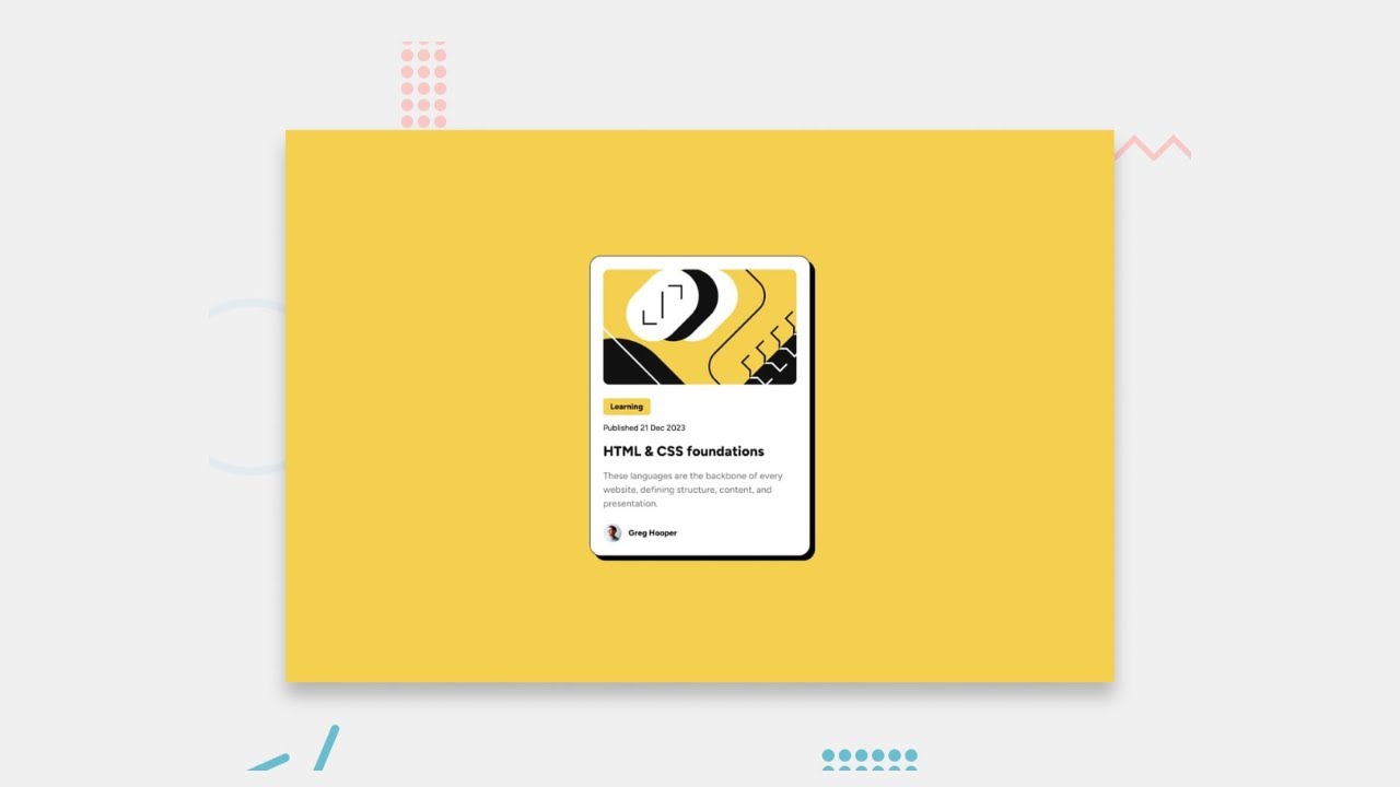 Apprendre HTML & CSS #3 : Réaliser une carte Blog pas à pas
