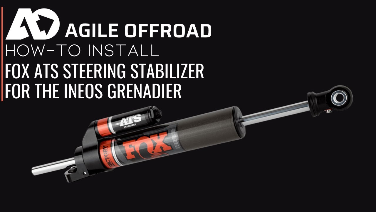 HOW TO INSTALL: FOX ATS Direct Fit Grenadier Steering Stabilizer by Agile Offroad