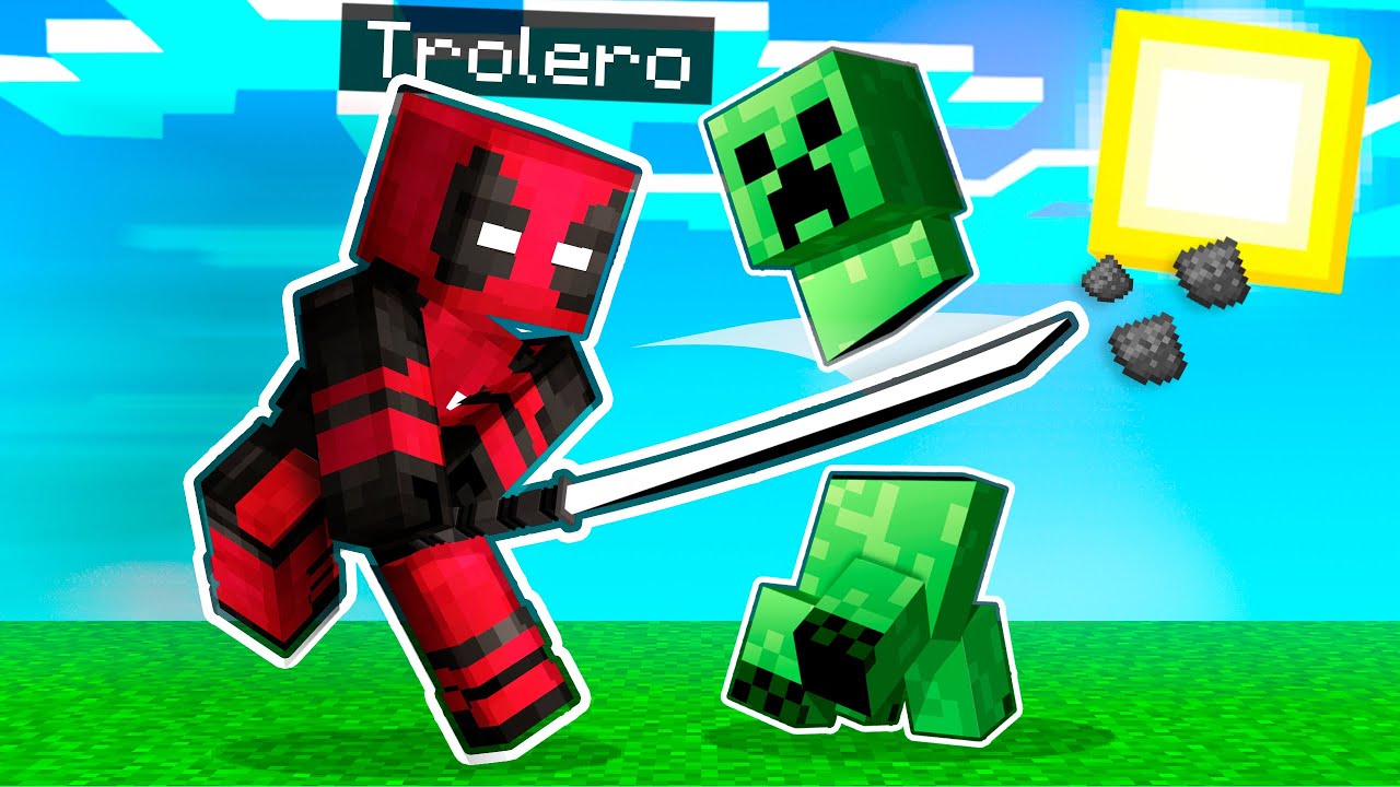 JUGAMOS MINECRAFT COMO DEADPOOL! ⚔️😱 MINECRAFT ALEATORIO