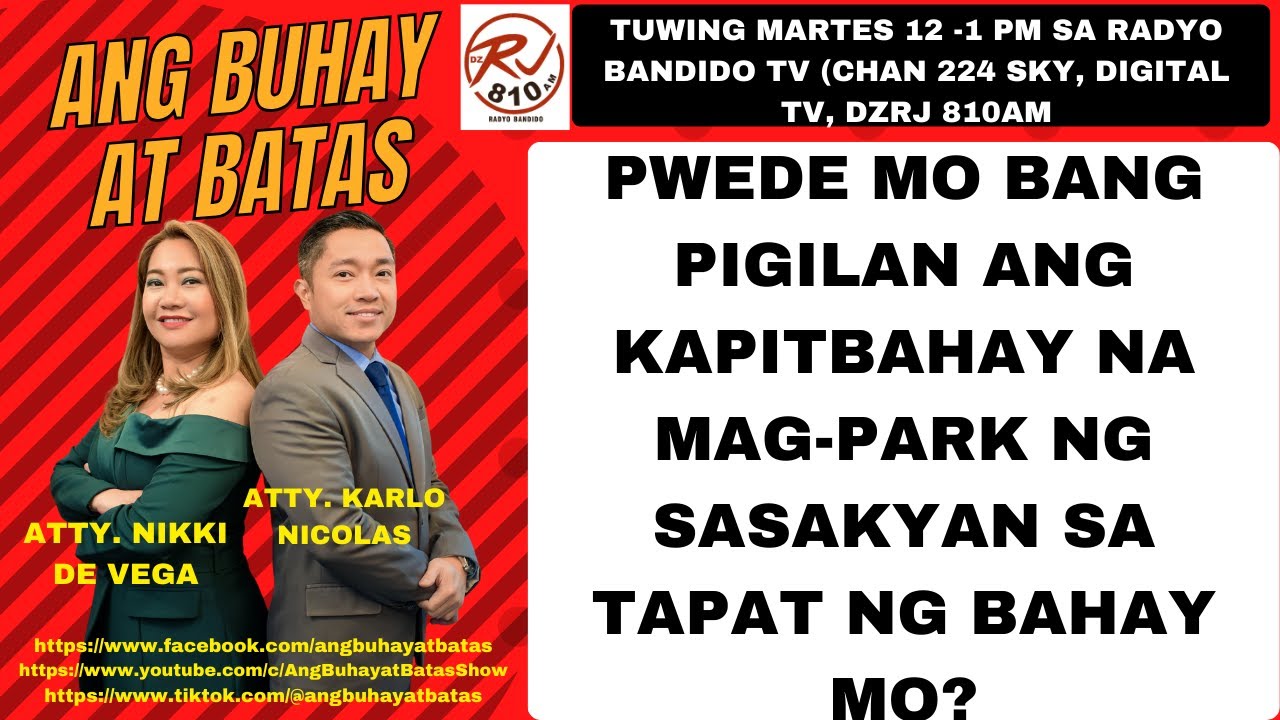 PWEDE MO BANG PIGILAN ANG KAPITBAHAY NA MAG-PARK NG SASAKYAN SA TAPAT NG BAHAY MO?