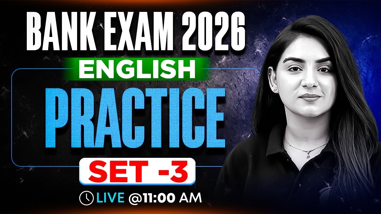 Bank Exam 2026 | English Practice Set -3 | English for Banking Exam | by Anchal Ma'am