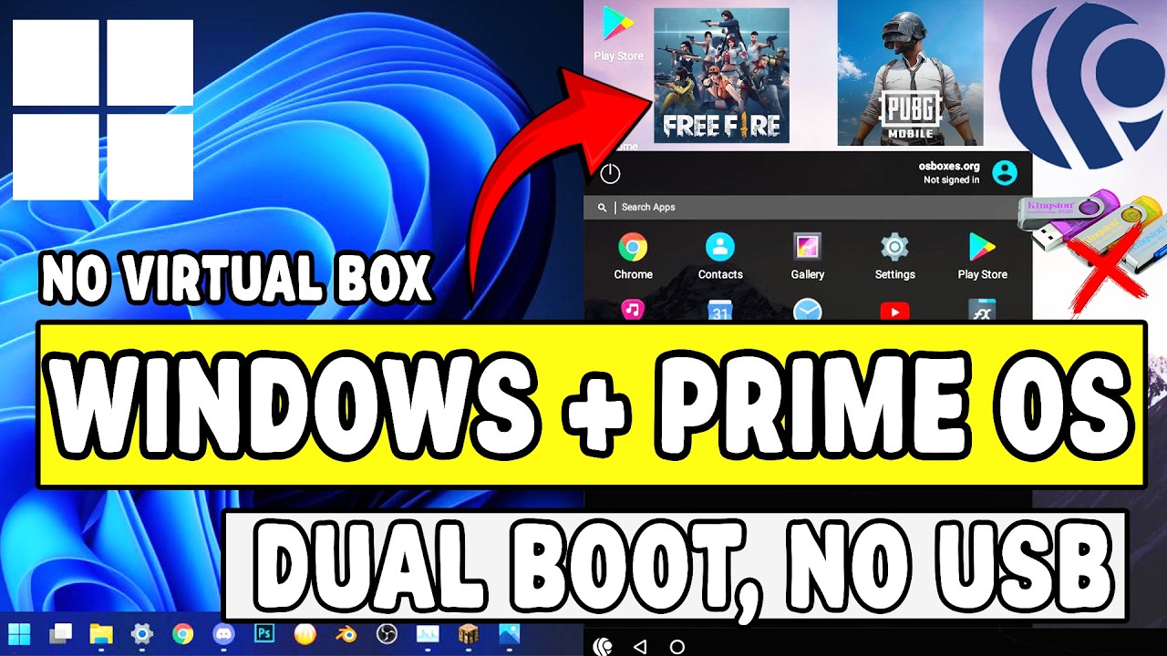 How to Install Prime OS Dual Boot with Windows - Prime OS Installation Complete Details