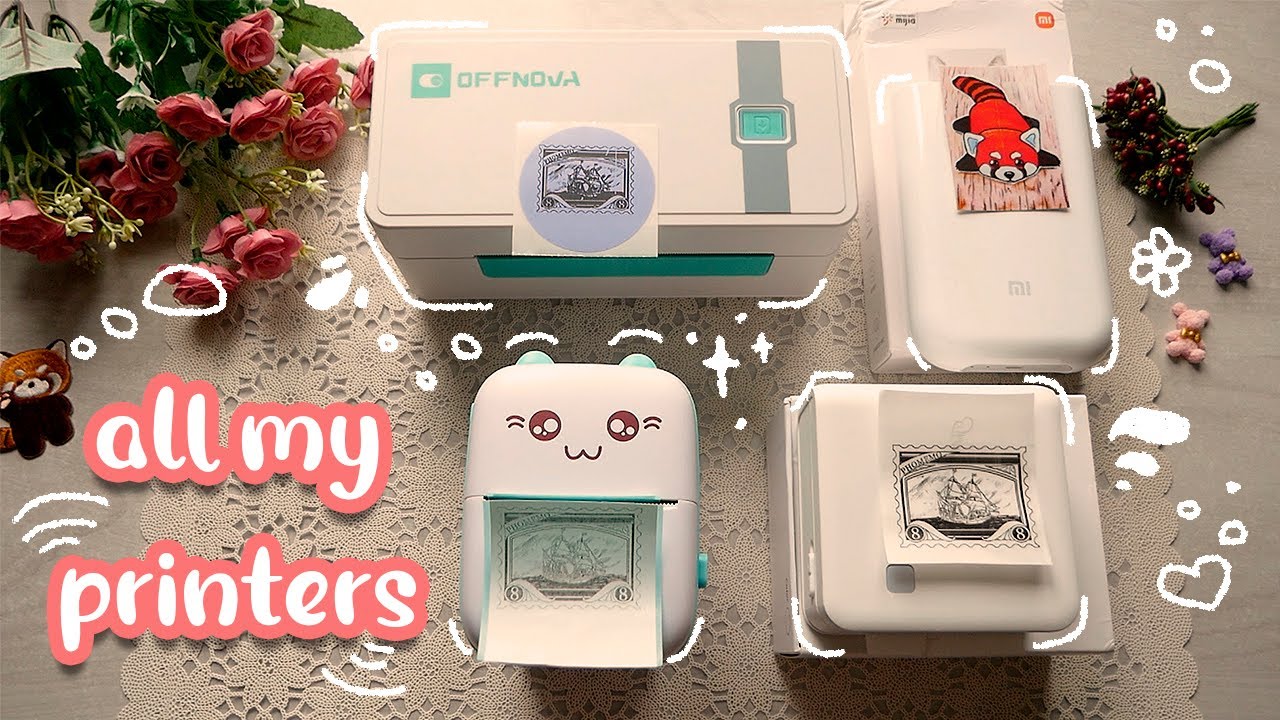 💜All My Thermal Printers - What the difference | Phomemo, Cat Printer , Offnova, Xiaomi | no ink