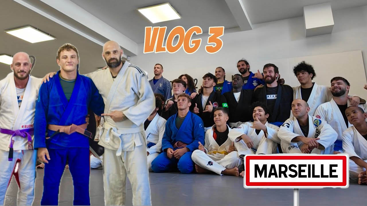 Stage Omoplata à Marseille - Première fois en kimono pour mon sponsor ☀️🥋