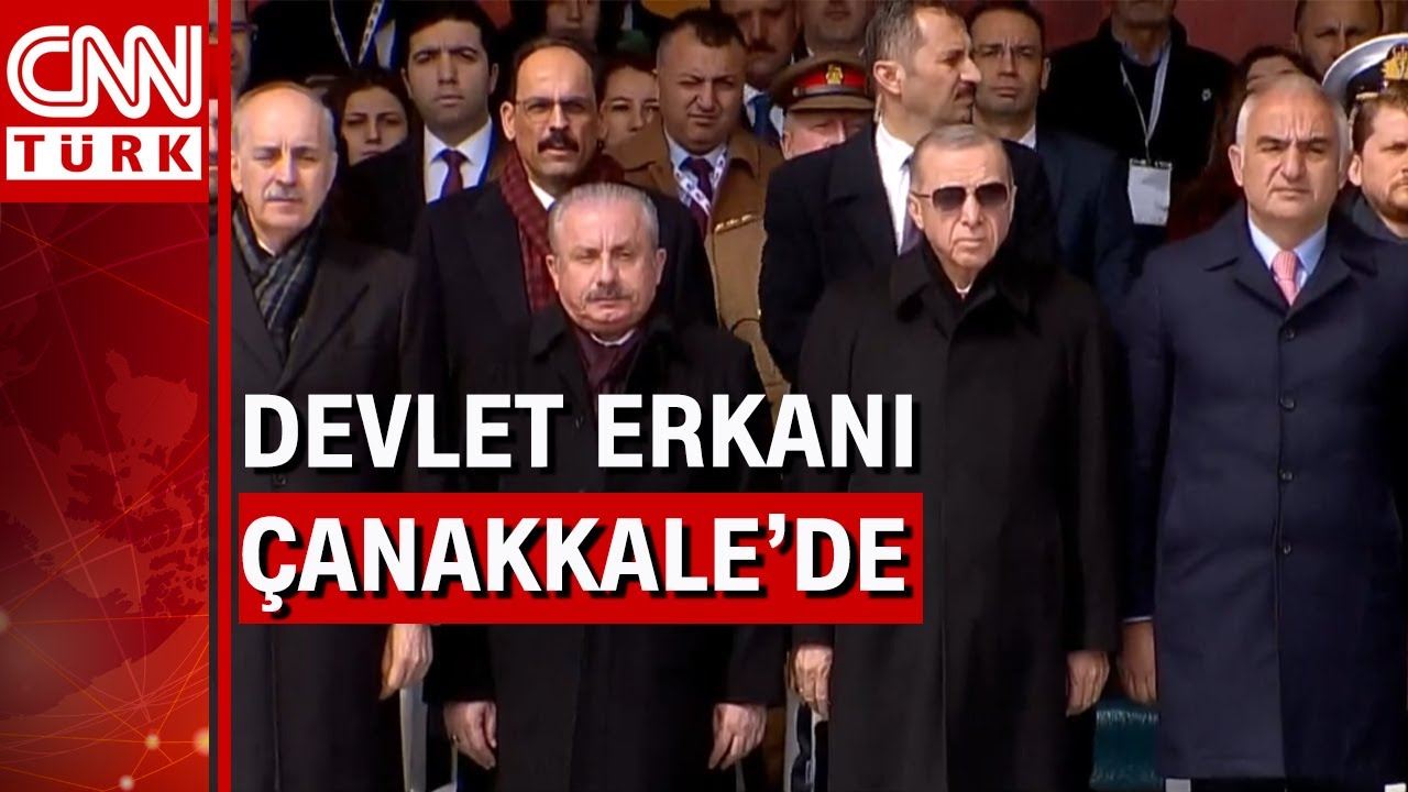 Cumhurbaşkanı Erdoğan, 18 Mart Çanakkale Zaferini Anma Törenine Katıldı