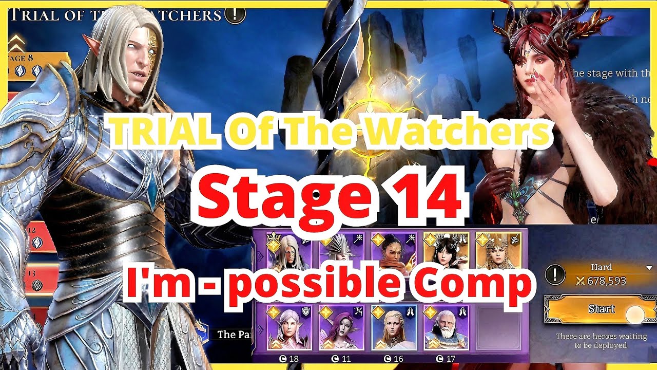 Trial of the Watchers Stage 14 | I'M-POSSIBLE Comp | Watcher of Realms