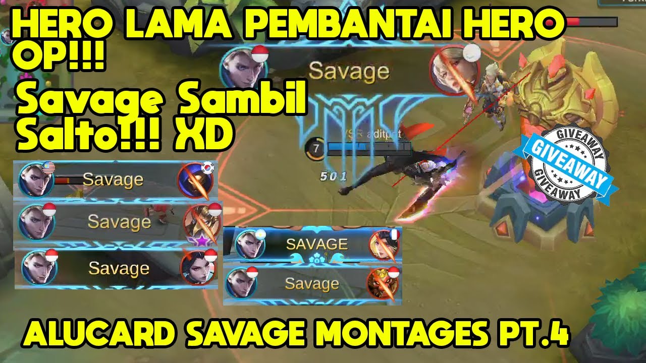 Yakin Bacotin Alucard Kalo Kayak Gini??? Rajanya Savage!!! Alucard Savage Montage Part 4