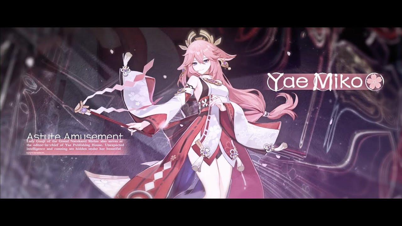 So i put Eula's theme in Yae Miko trailer demo....