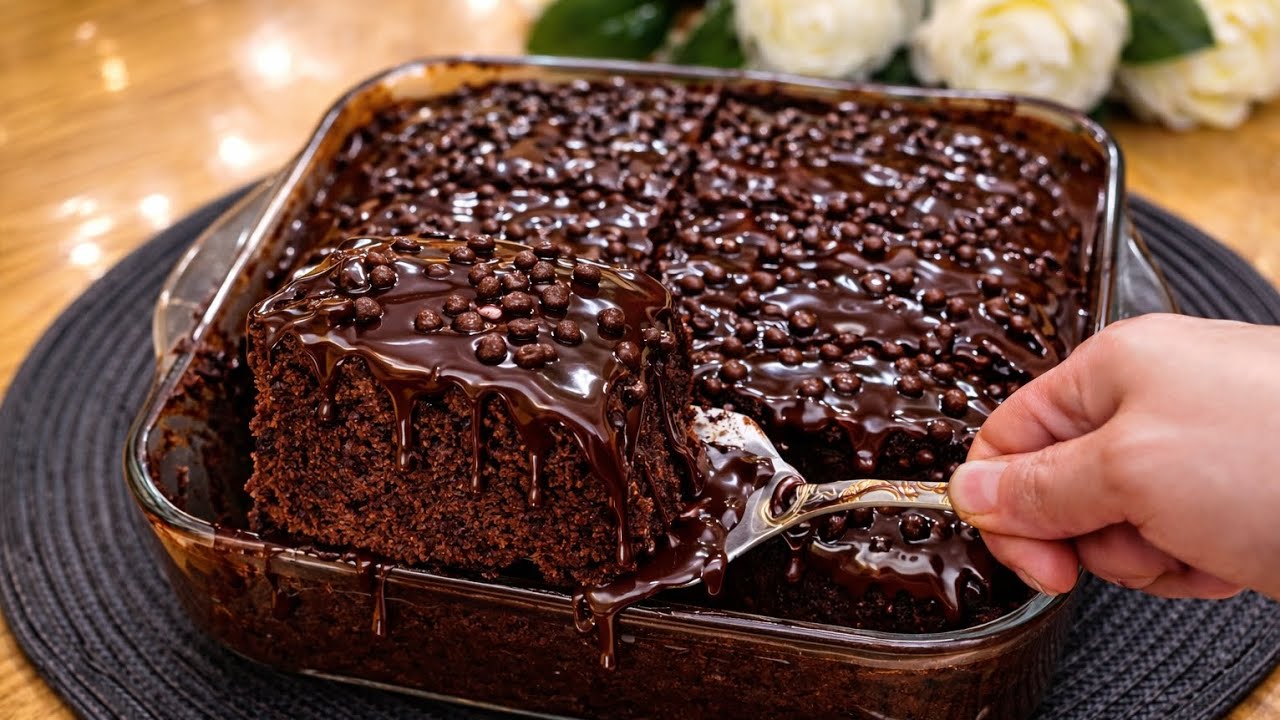 The Easiest & Most Delicious Chocolate Coffee Cake at Home🍫🍫