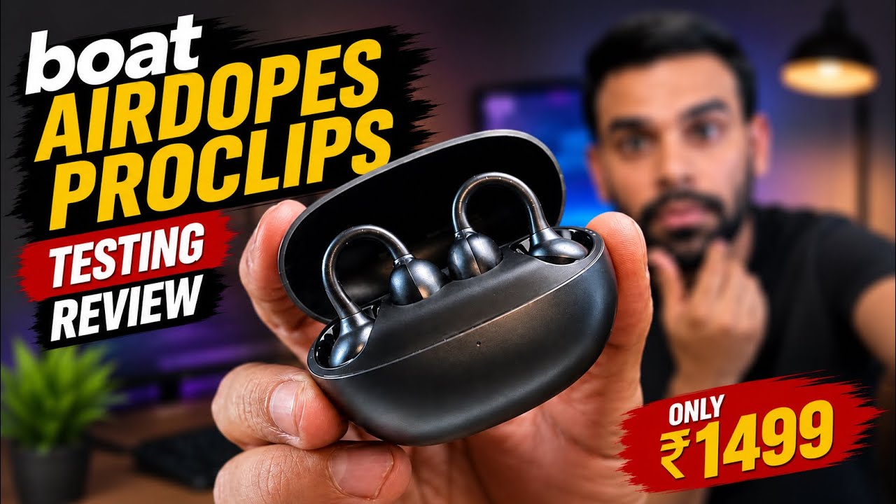 Future of Earbuds? boAt ProClip OWS with Open-Ear Comfort & 52H Battery! 🎧
