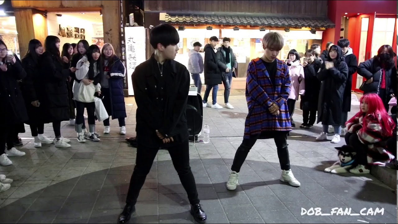 180220 디오비 DOB 효진&태영 홍대공연 / 방탄소년단(BTS) - Not today(낫투데이)