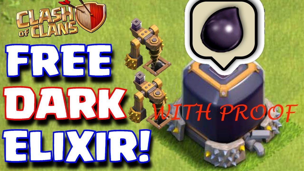 How To Get FREE DARK ELIXIR - Clash Of Clans