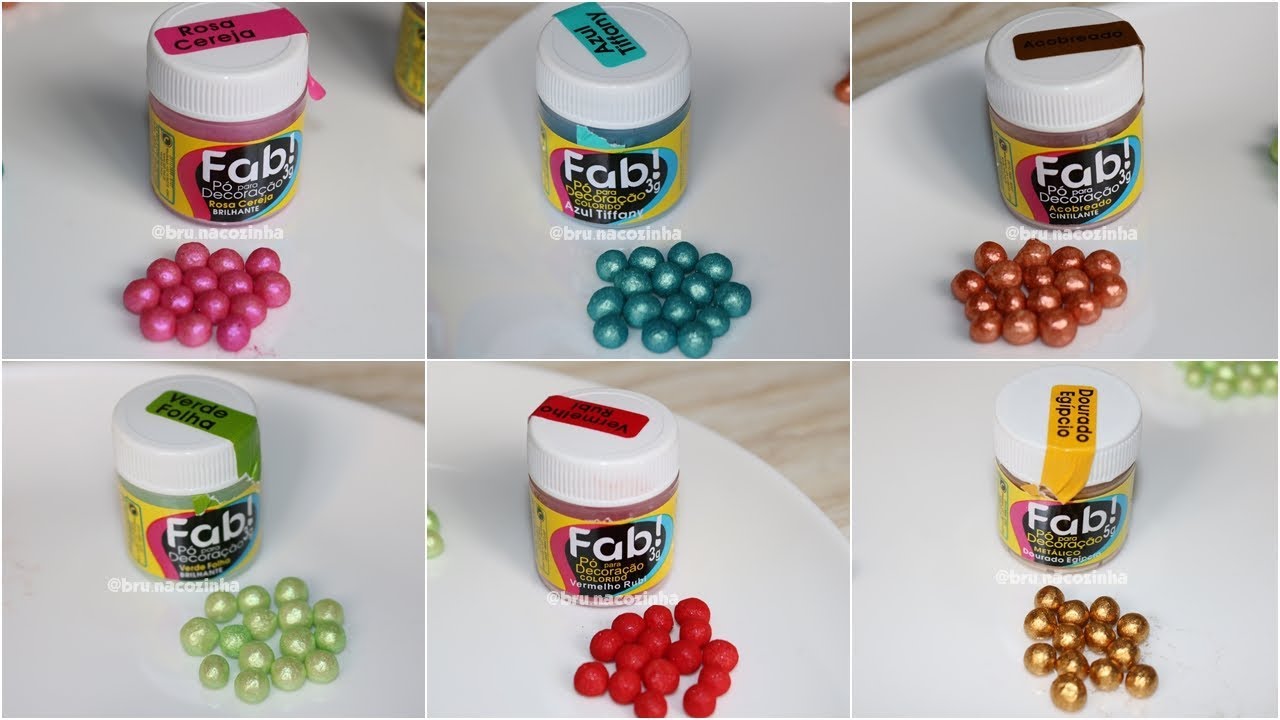 PÉROLAS COLORIDAS COMESTÍVEIS - PÉROLAS COMESTÍVEIS - Bru na Cozinha