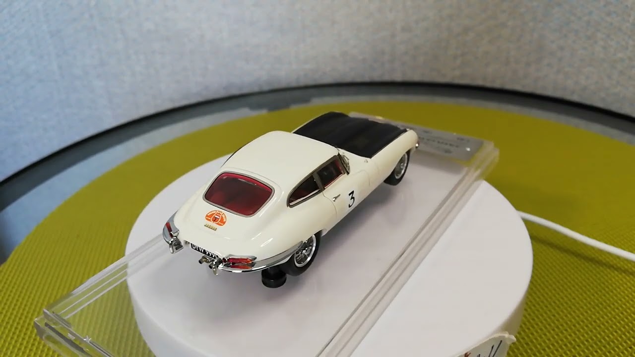 Jaguar e-type Rally Tulip 1966 Gray David Needham Leslie 1/43 Base Century Dragon Rally Car Models 