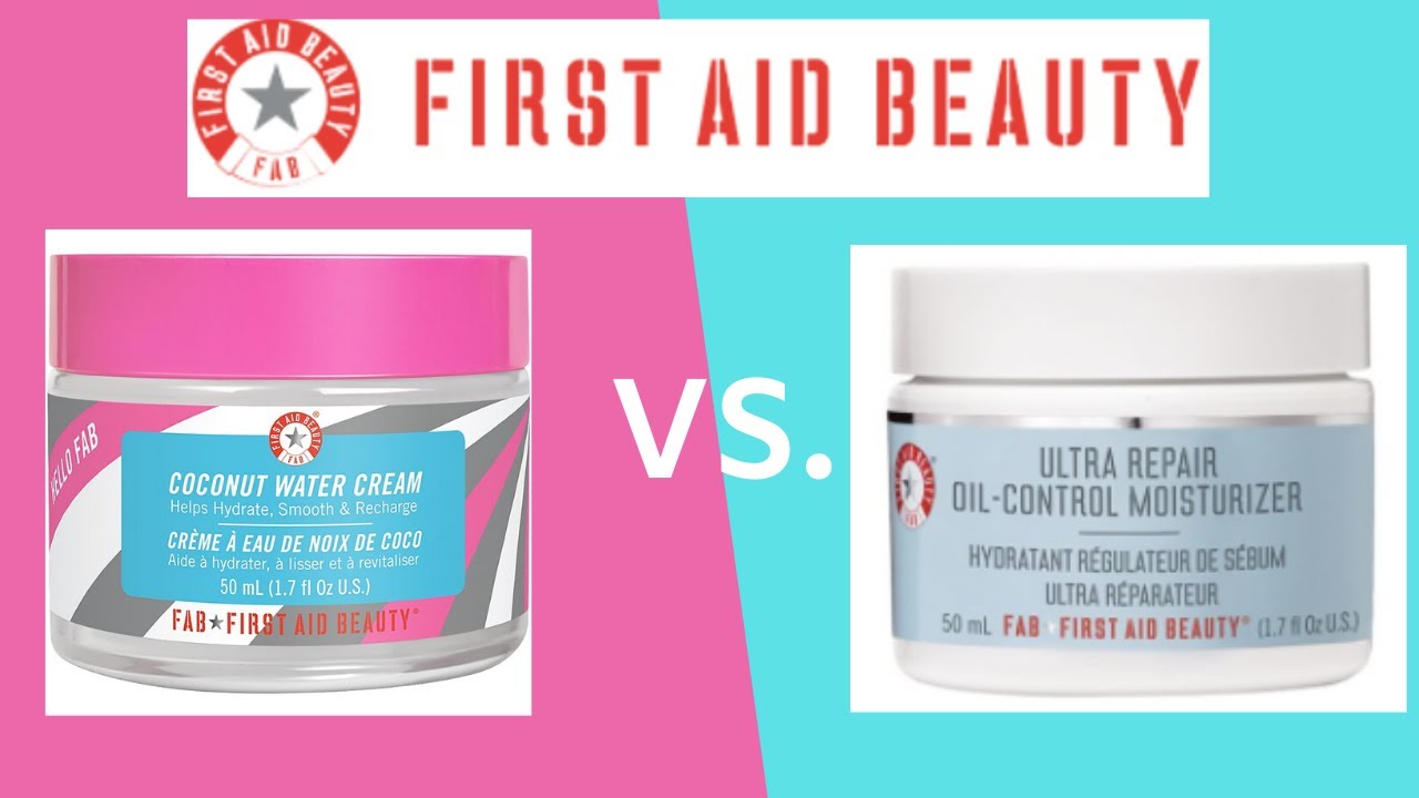 First Aid Beauty - Coconut Water Cream vs. Ultra Repair Oil-Control Moisturizer