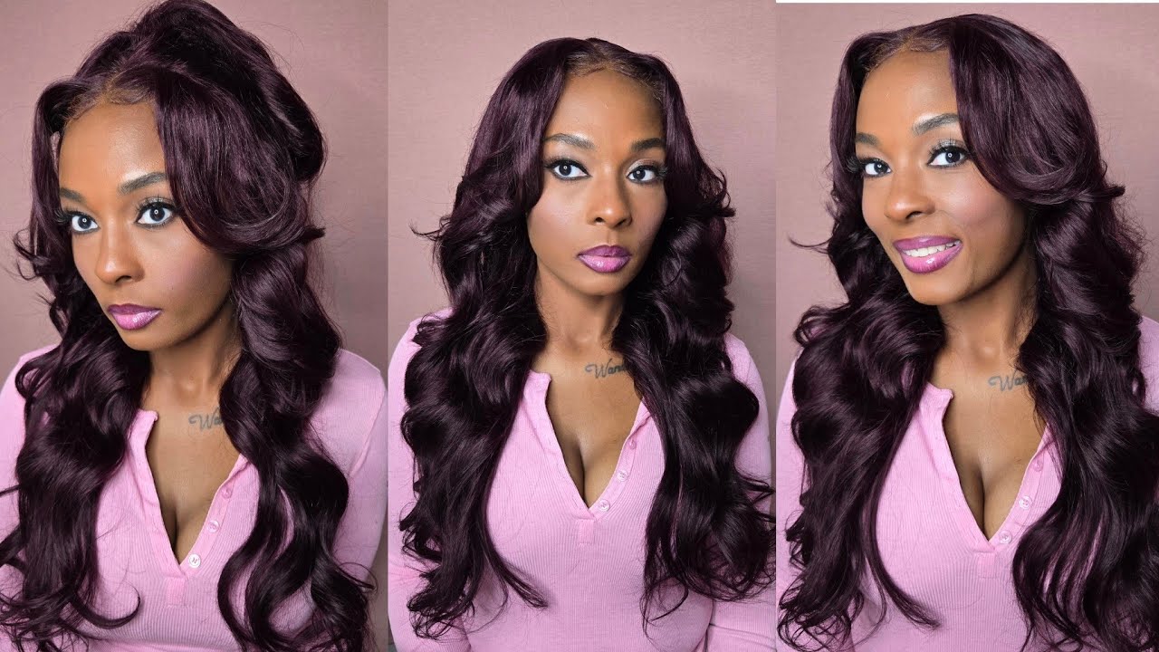 Black Cherry Won 2025! Black Cherry Glueless Wig Ft Unice Hair 