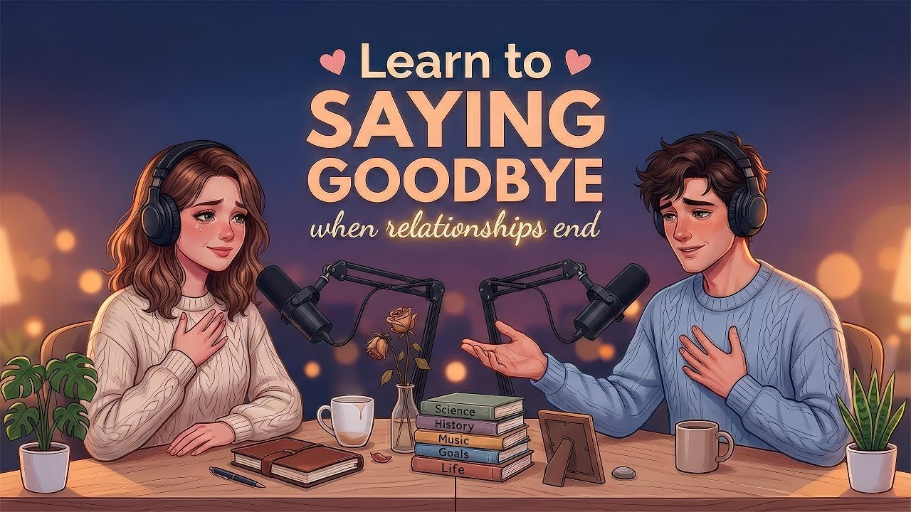 Saying GOODBYE When Relationships End: Let Go & Heal | English Podcast For Learning English