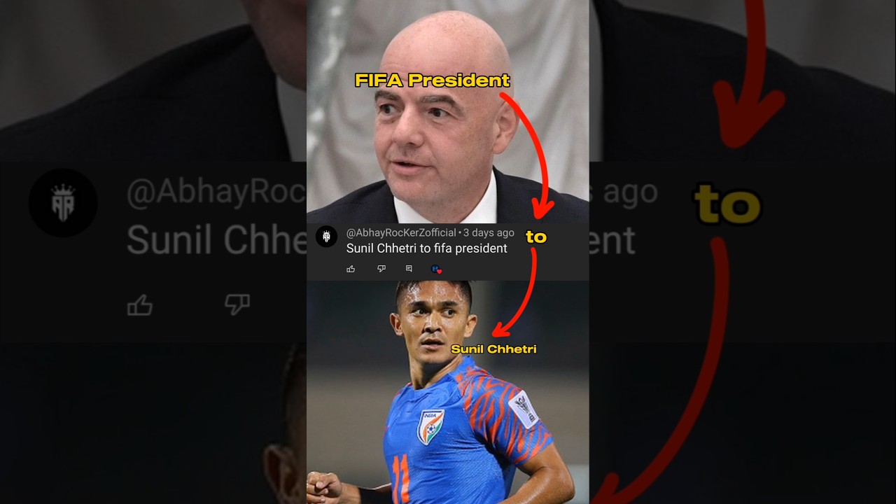 Connecting the FIFA President (Gianni Infantino) to Sunil Chhetri #history