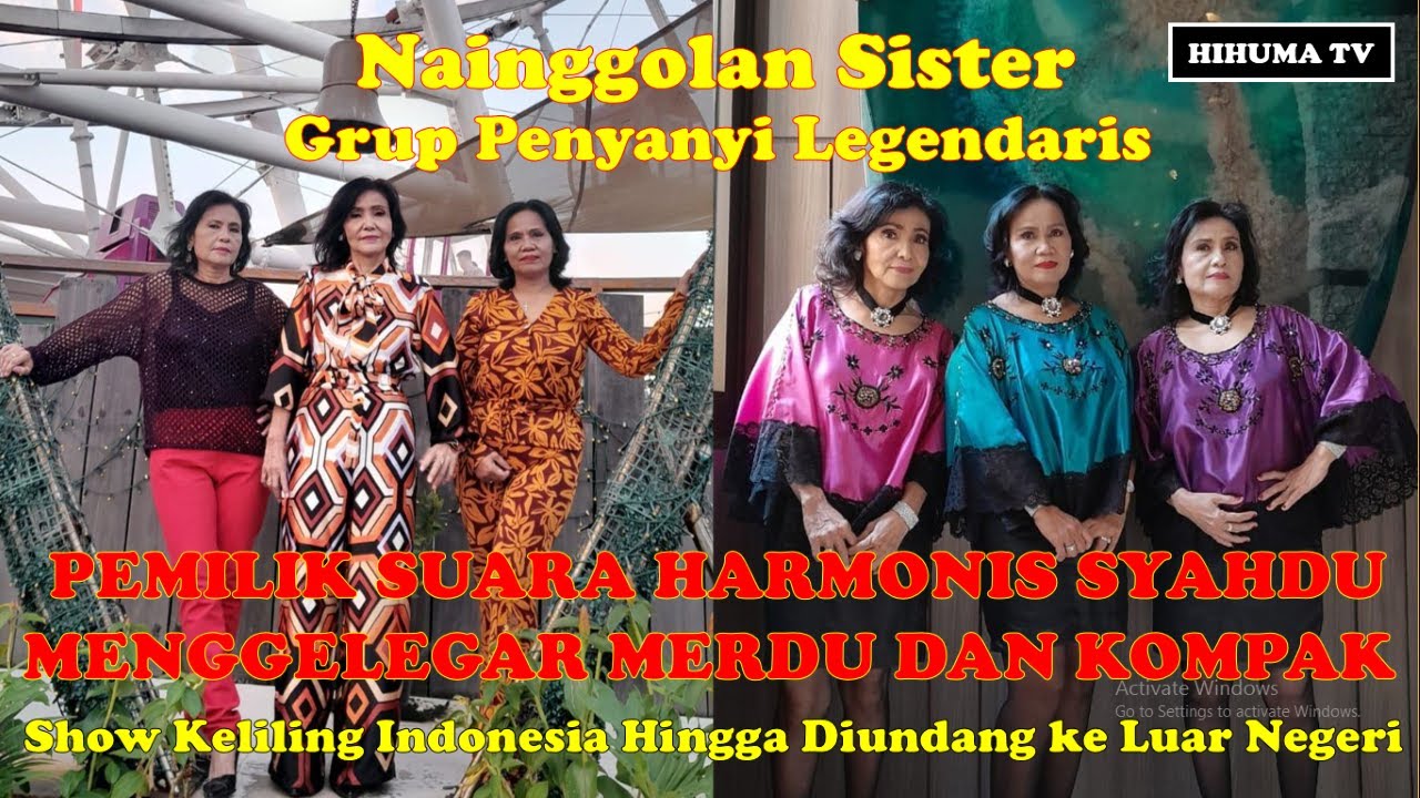 NAINGGOLAN SISTER PEMILIK SUARA HARMONIS SYAHDU MENGGELEGAR MERDU DAN KOMPAK
