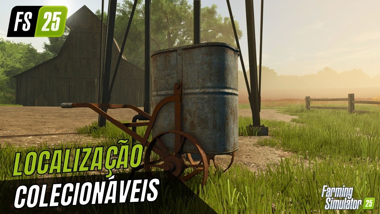 Riverbend Springs LOCALIZAÇÃO de todos os COLECIONÁVEIS do mapa Americano no Farming Simulator 25